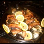 Layne's bacon trout